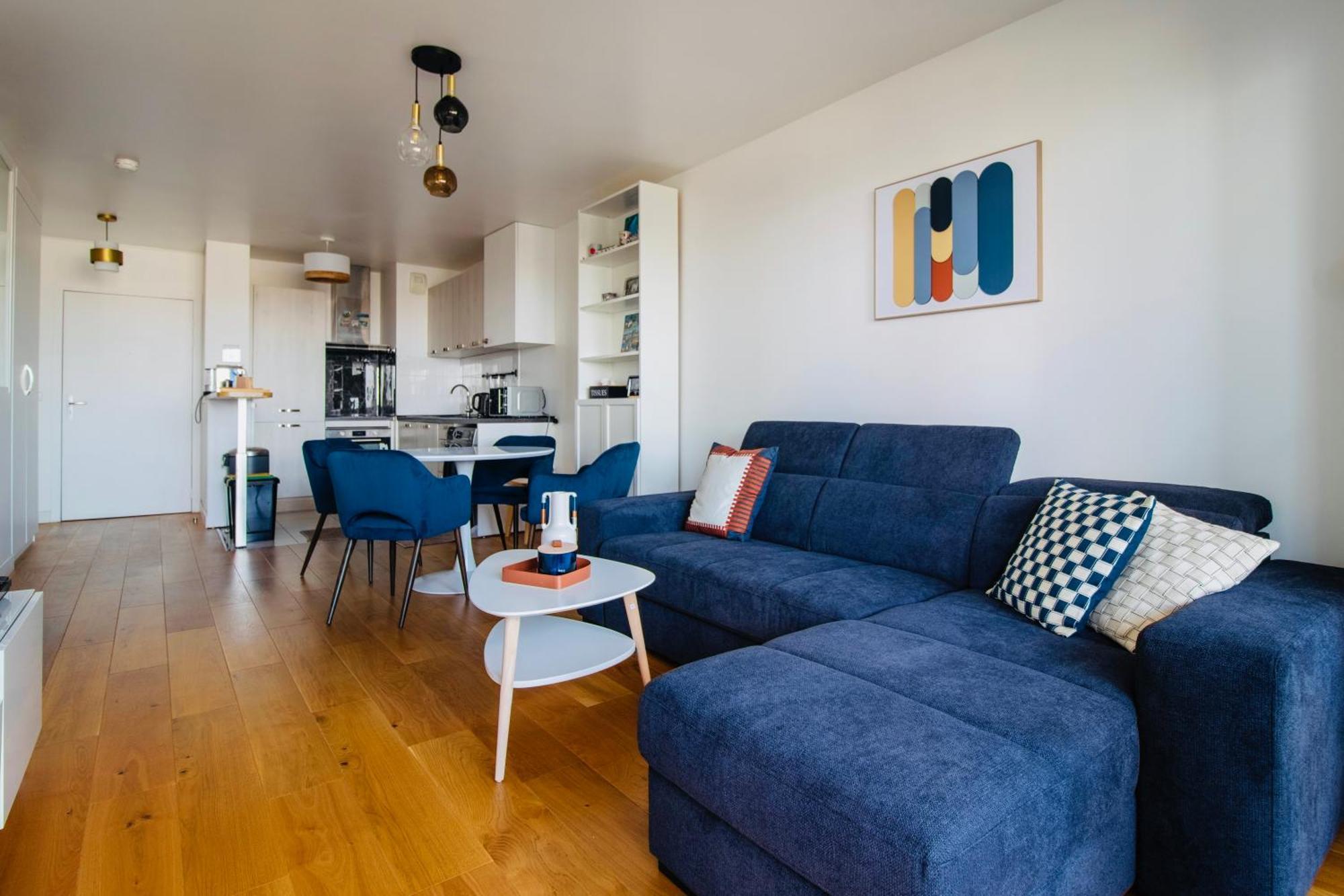 Luxury 2 Rooms Apartment With Balcony Puteaux Bagian luar foto